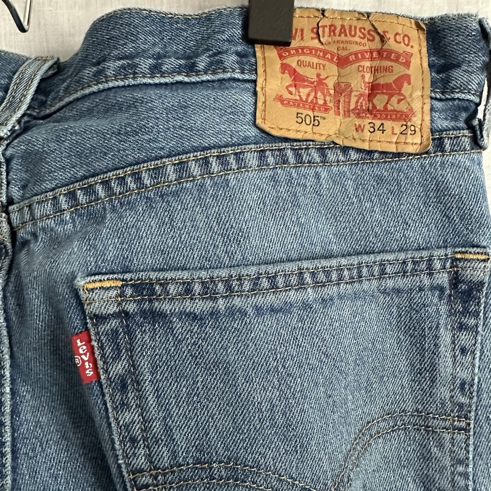 Levi's Men's Straight Jeans in Light Blue Denim